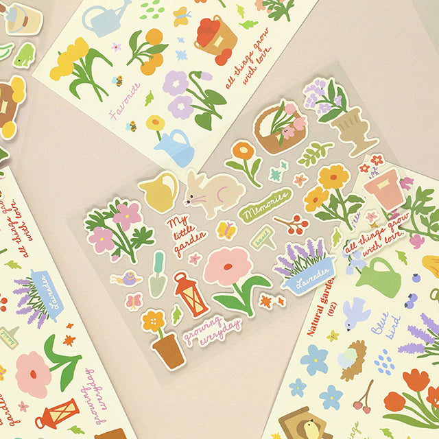 Garden Life Stickers Set