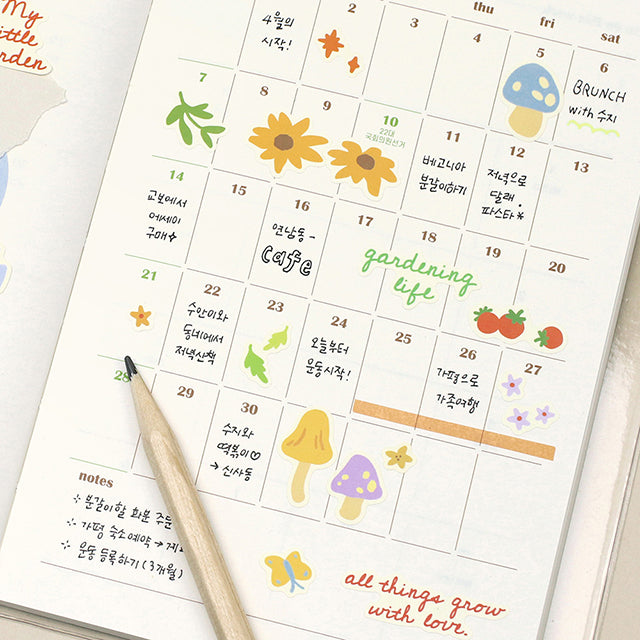 Garden Life Stickers Set