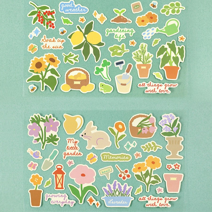 Garden Life Stickers Set