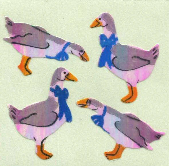 Goose Stickers from the Roll