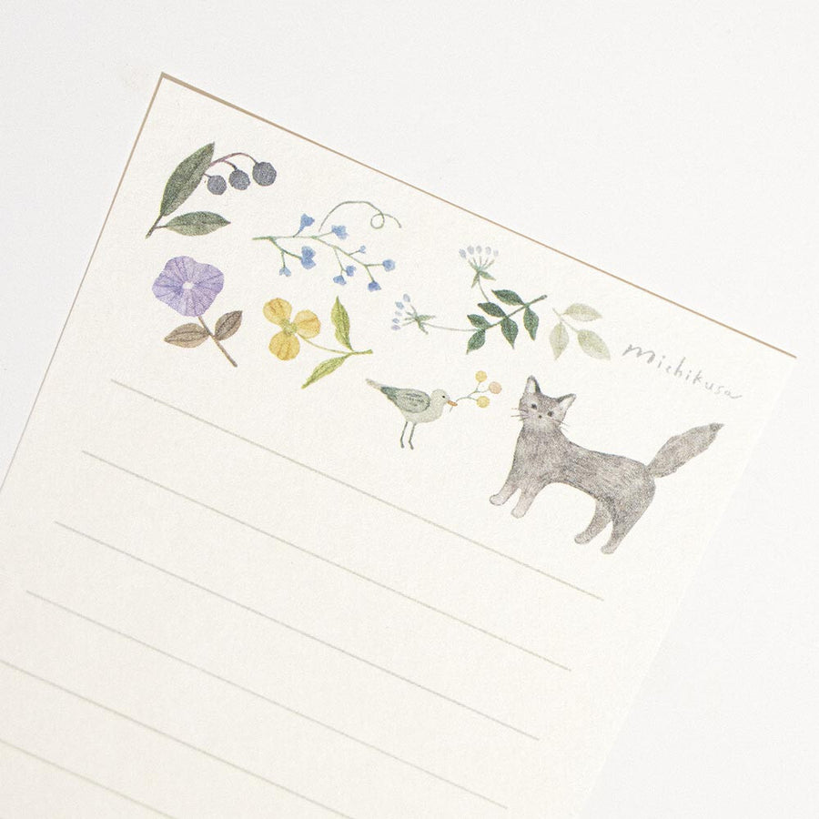 Little Grey Cat Mini Letter Set