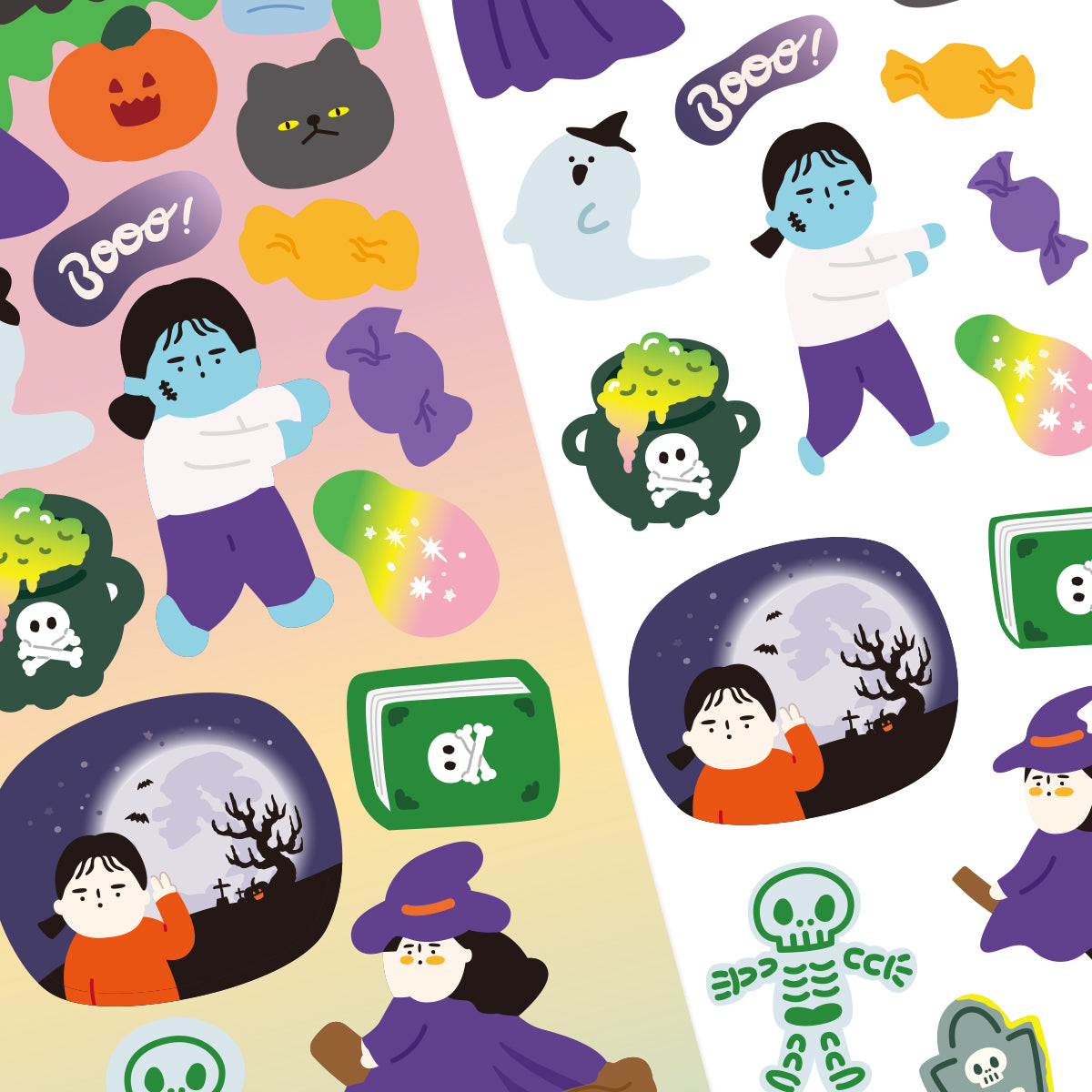 Cute Halloween Stickers