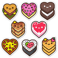 Yummy Luv Vinyl Stickers 8 Pack