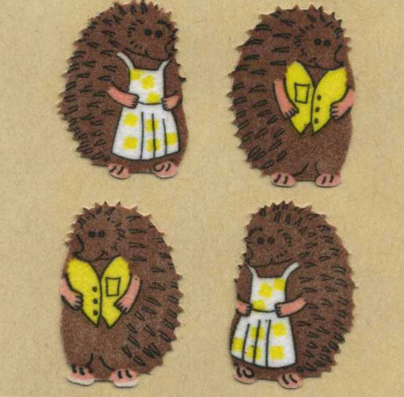 Mr & Mrs Hedgehog stickers from the Roll