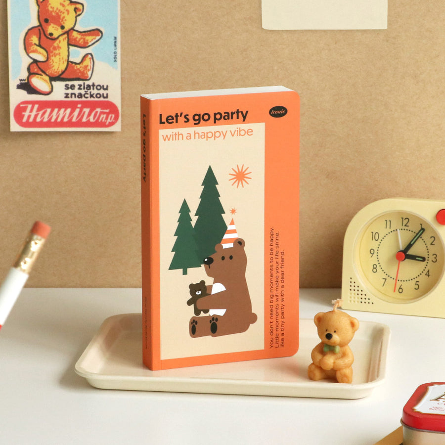 Let's Go Party Bear Notebook