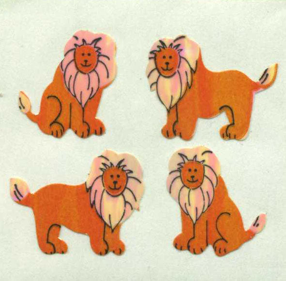 Lion Stickers from the Roll