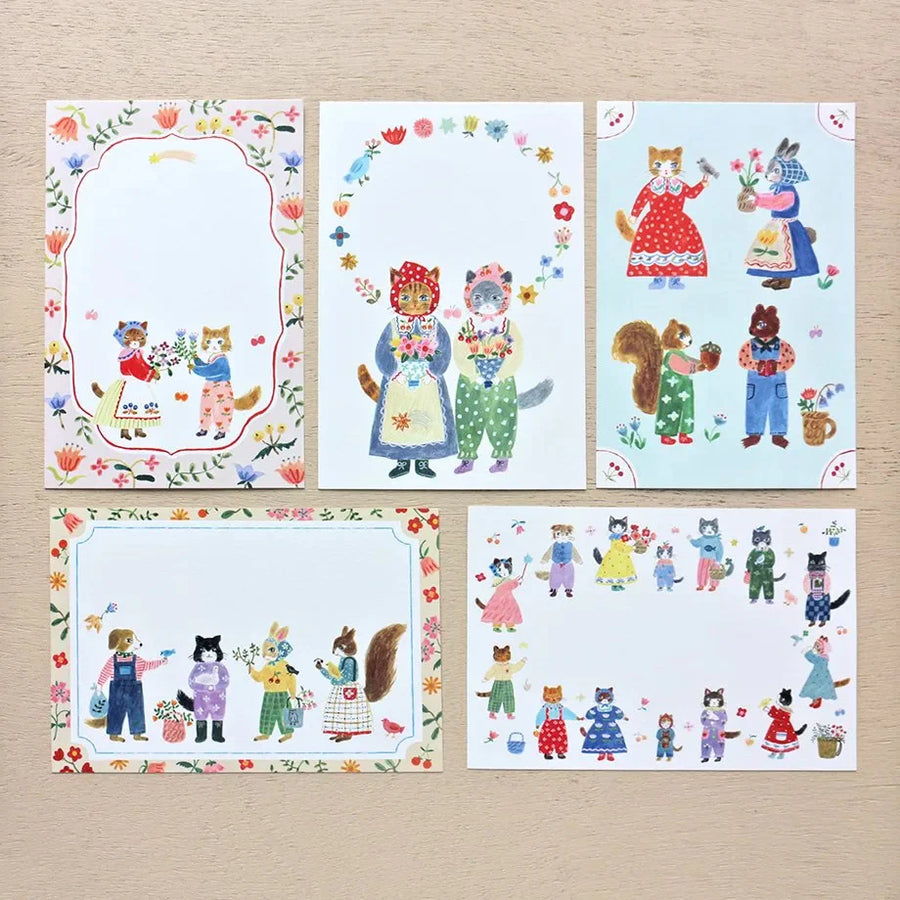 Little Fluffy Friends Postcard Selection