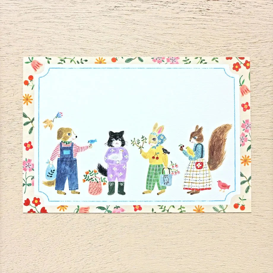 Little Fluffy Friends Postcard Selection