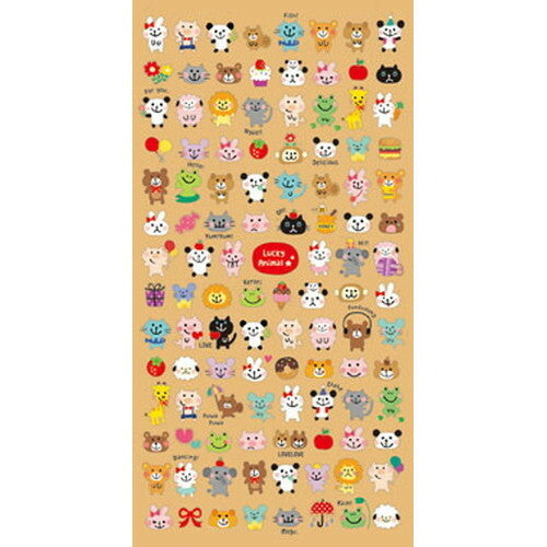 Lucky Animal Mini Stickers