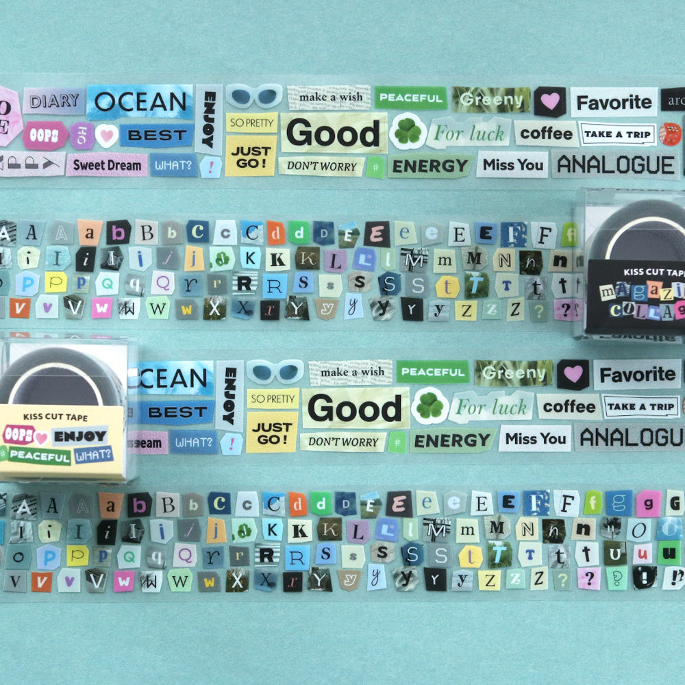 Magazine Letters Tape