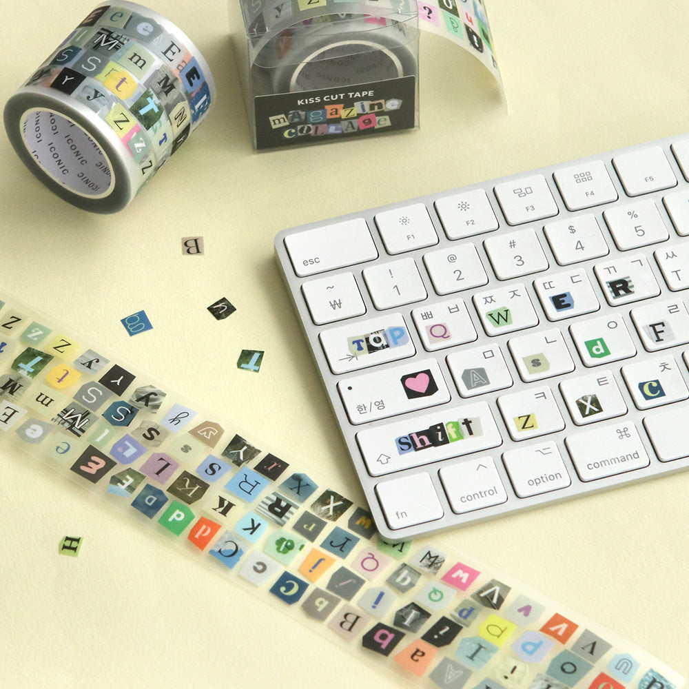 Magazine Letters Tape