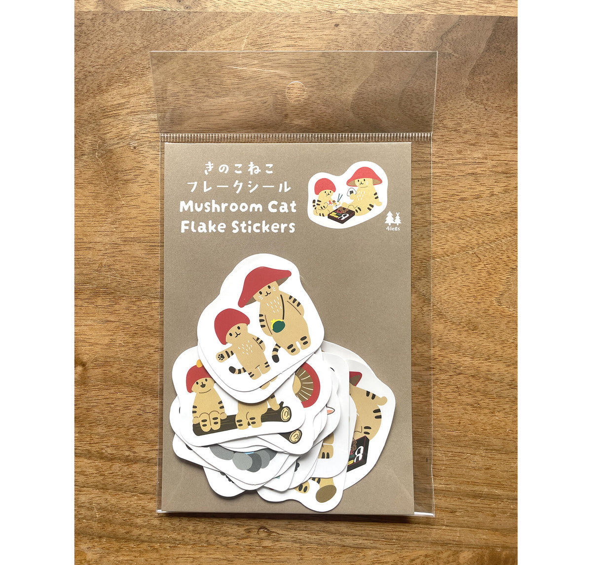 Mushroom Cats Sticker Flakes