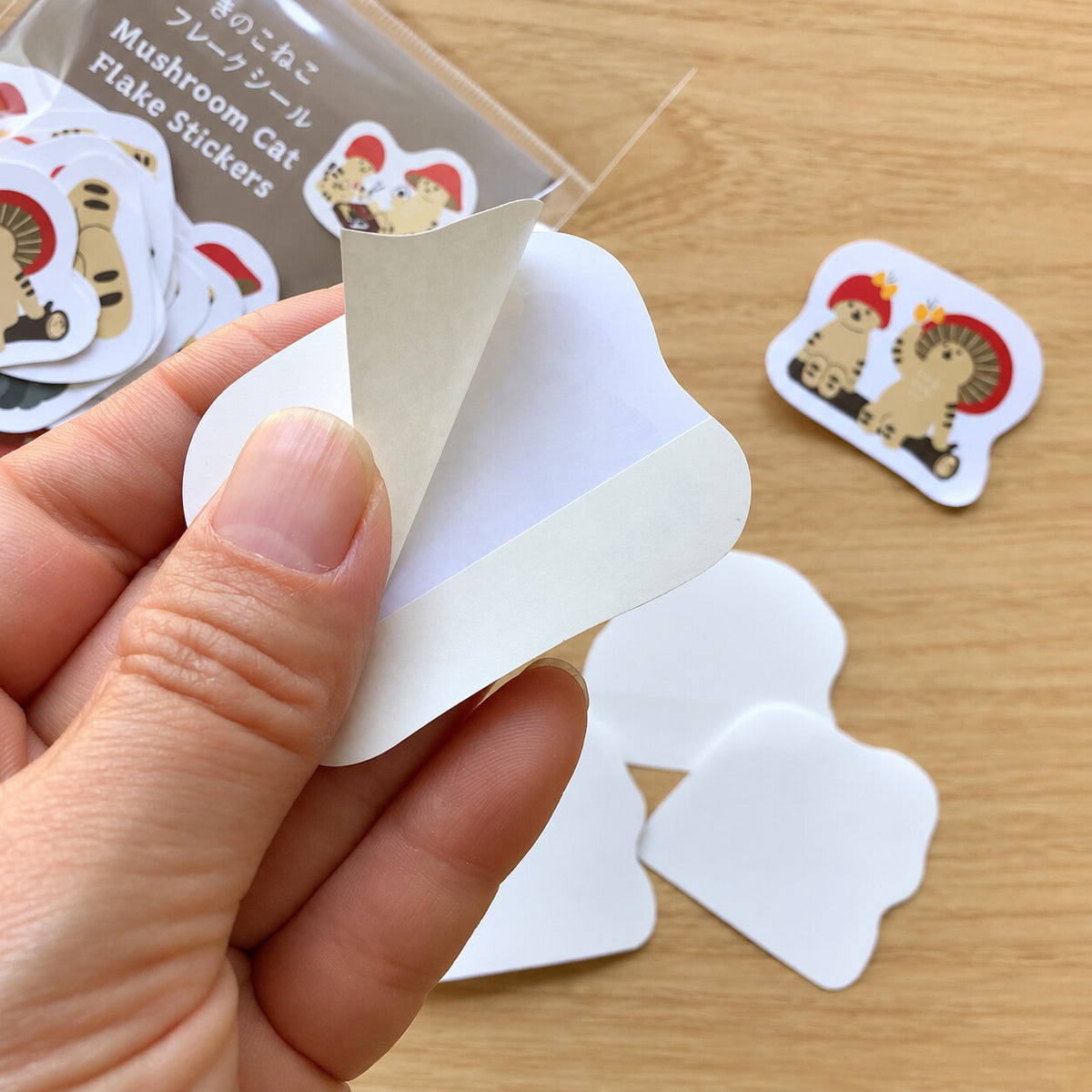 Mushroom Cats Sticker Flakes