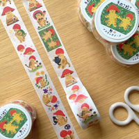 Mushroom Cats Washi Tape