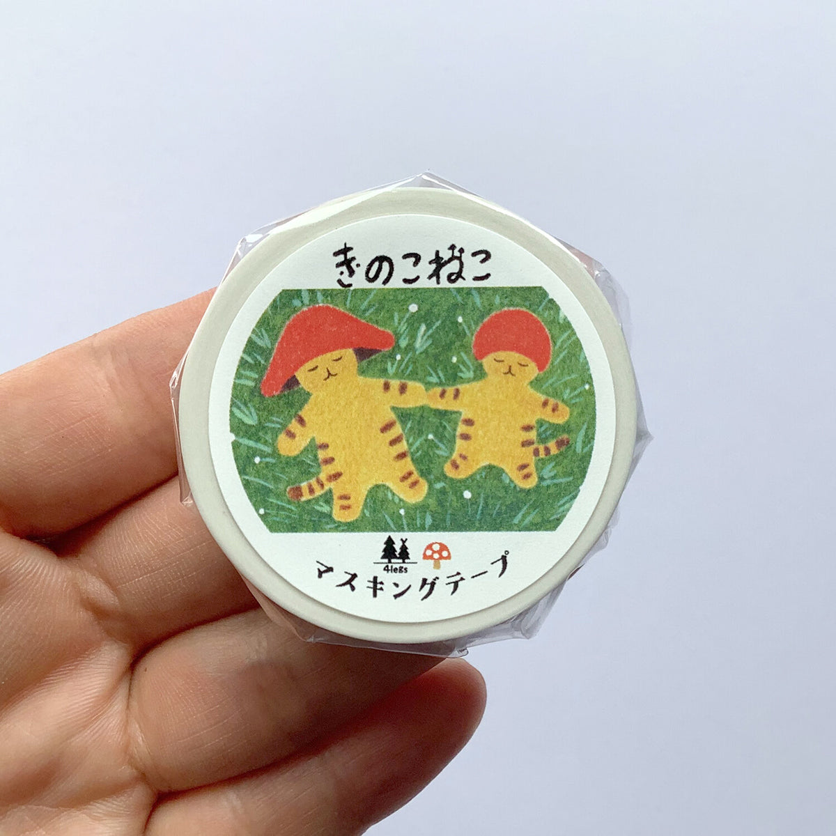 Mushroom Cats Washi Tape