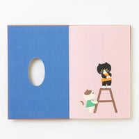 Sumi Cat Flower Wreath Notebook