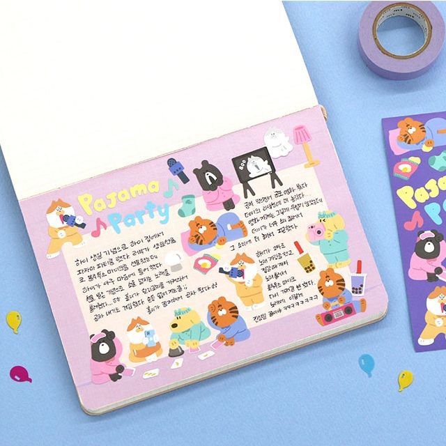 Party Time Animals Stickers Set