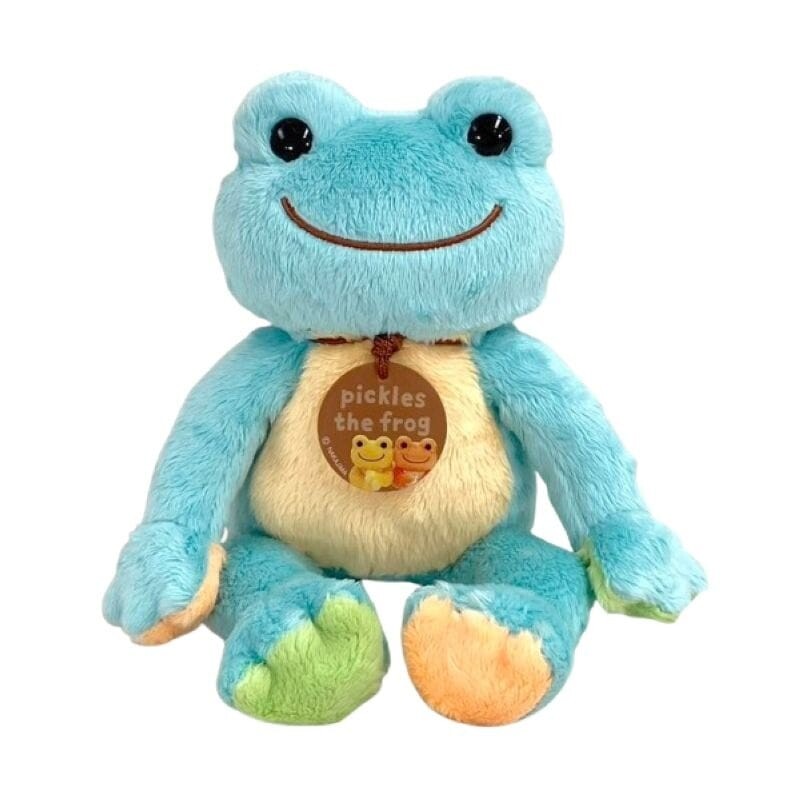 Blue/Multi Pickles the Frog Photo Plush (26cm)