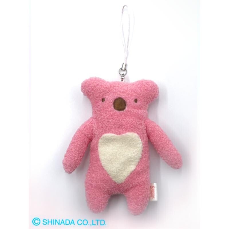Fumofumo San Mini Hot Pink Koala Keychain (12cm)