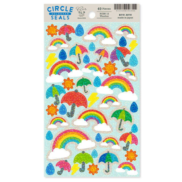 Holographic Weather Stickers