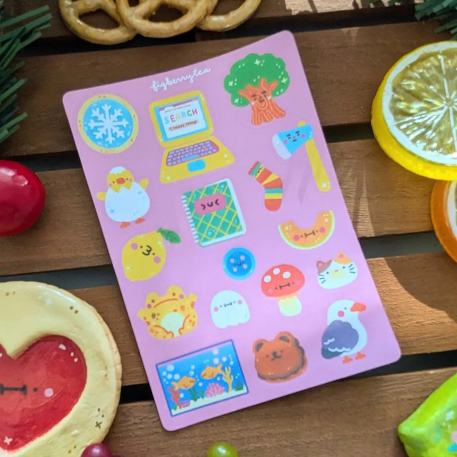 Random Doodles Kawaii Stickers