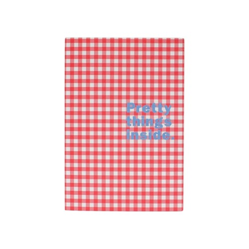Red Gingham A5 Notebook