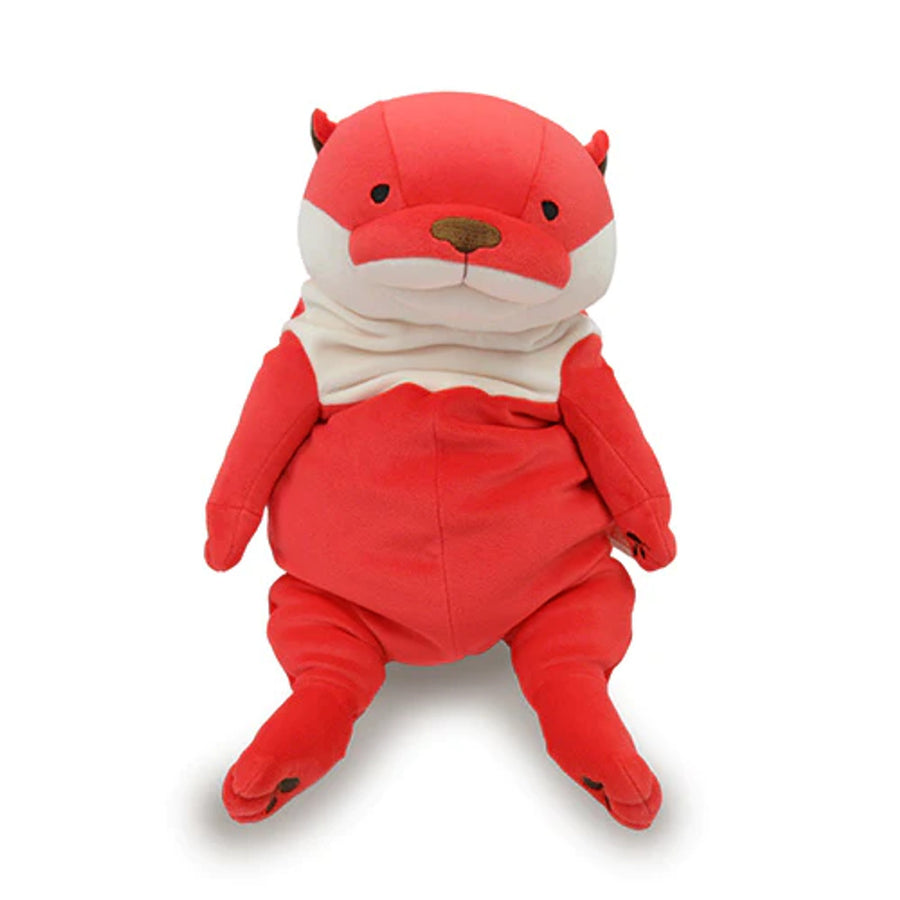 Large Strawberry Red Mochi Otter (42 cm)