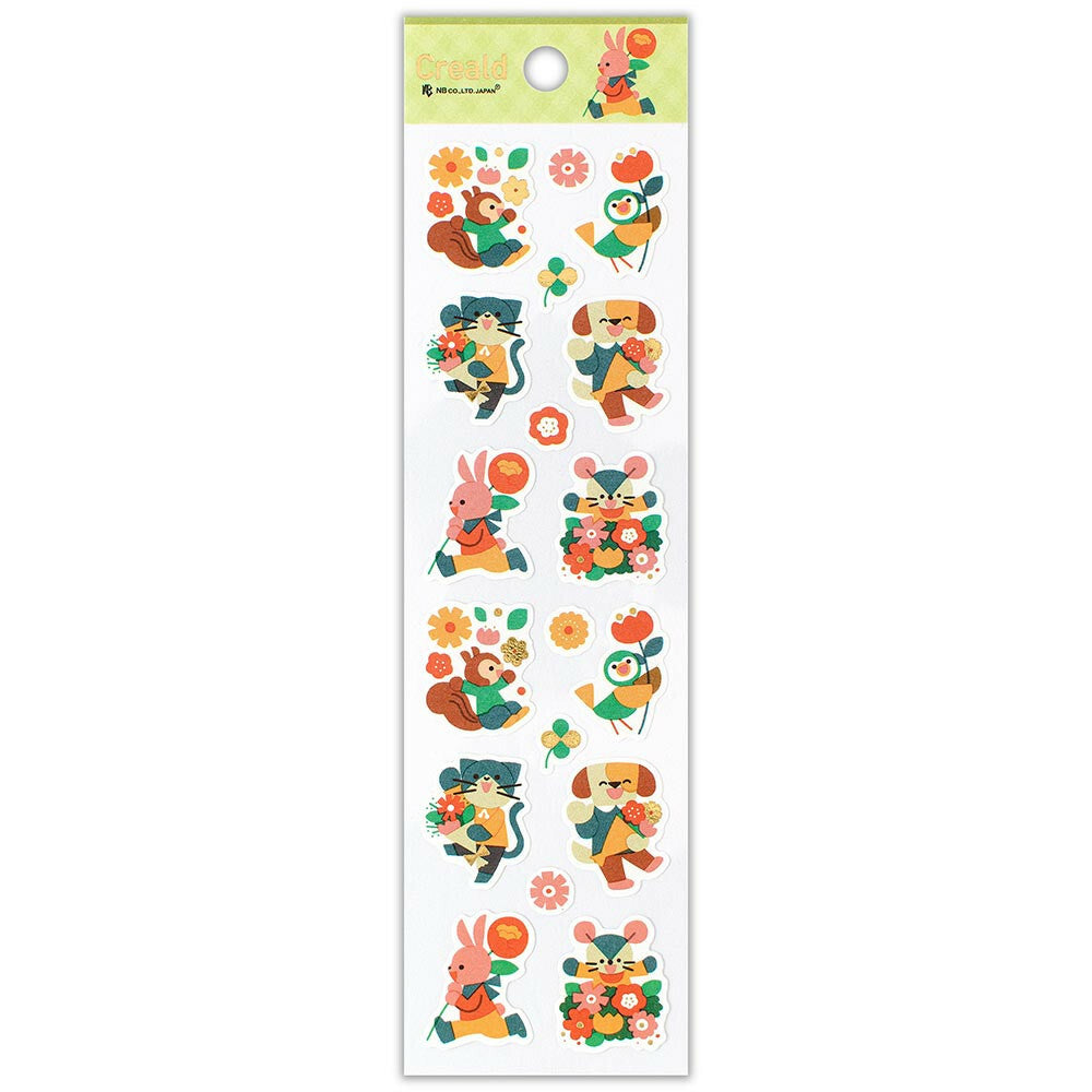 Retro Animals Stickers
