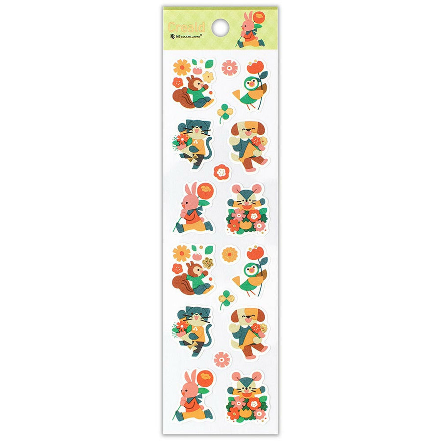 Retro Animals Stickers