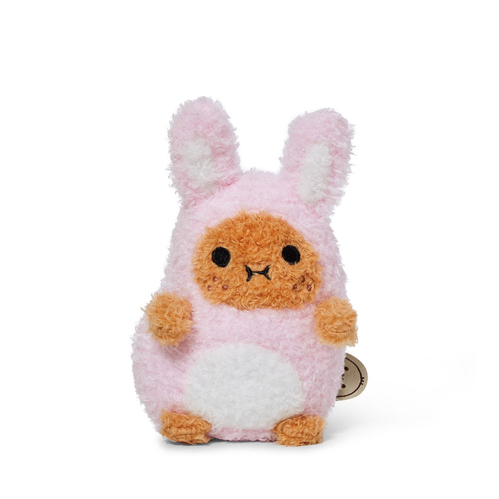 Pink Bunny Ricespud Mini Sitting Plush (15cm)