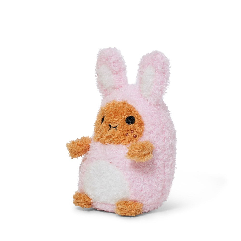 Pink Bunny Ricespud Mini Sitting Plush (15cm)