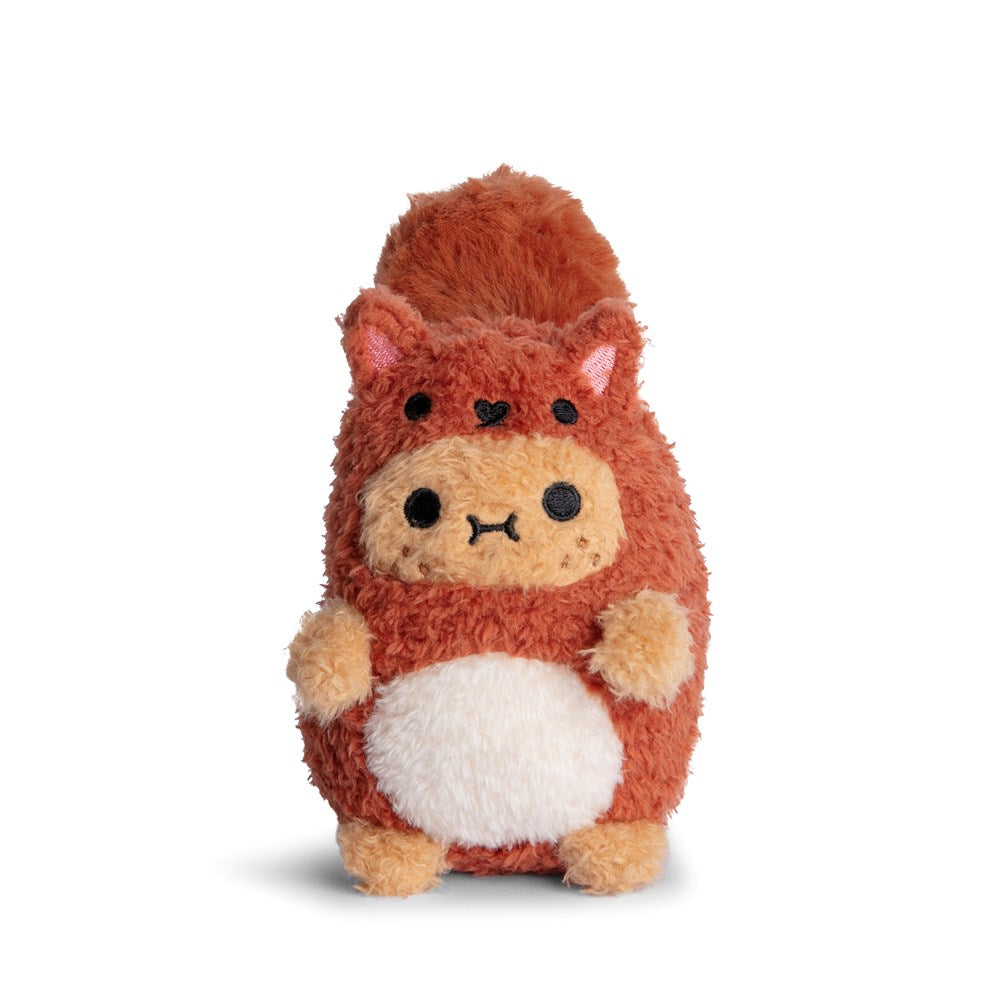 Red squirrel Ricespud Mini Sitting Plush (13cm)
