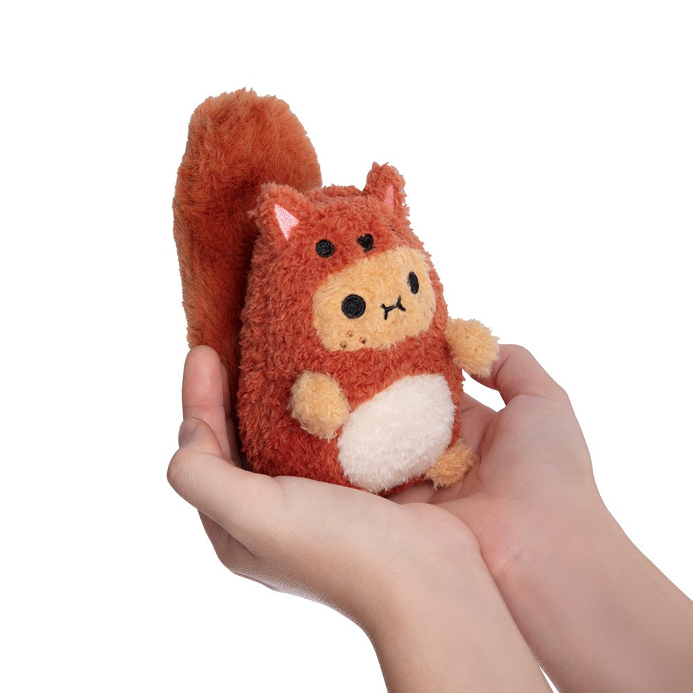 Red squirrel Ricespud Mini Sitting Plush (13cm)