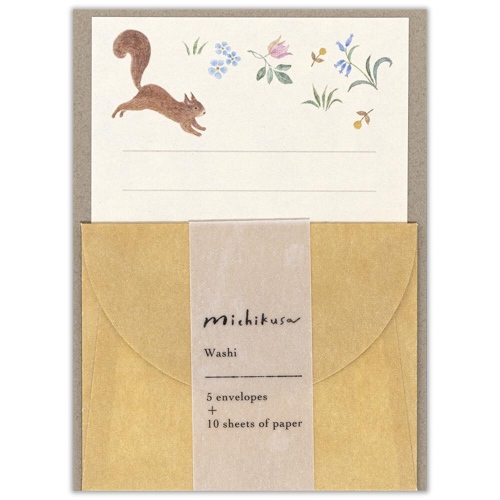 Little Red Squirrel Mini Letter Set