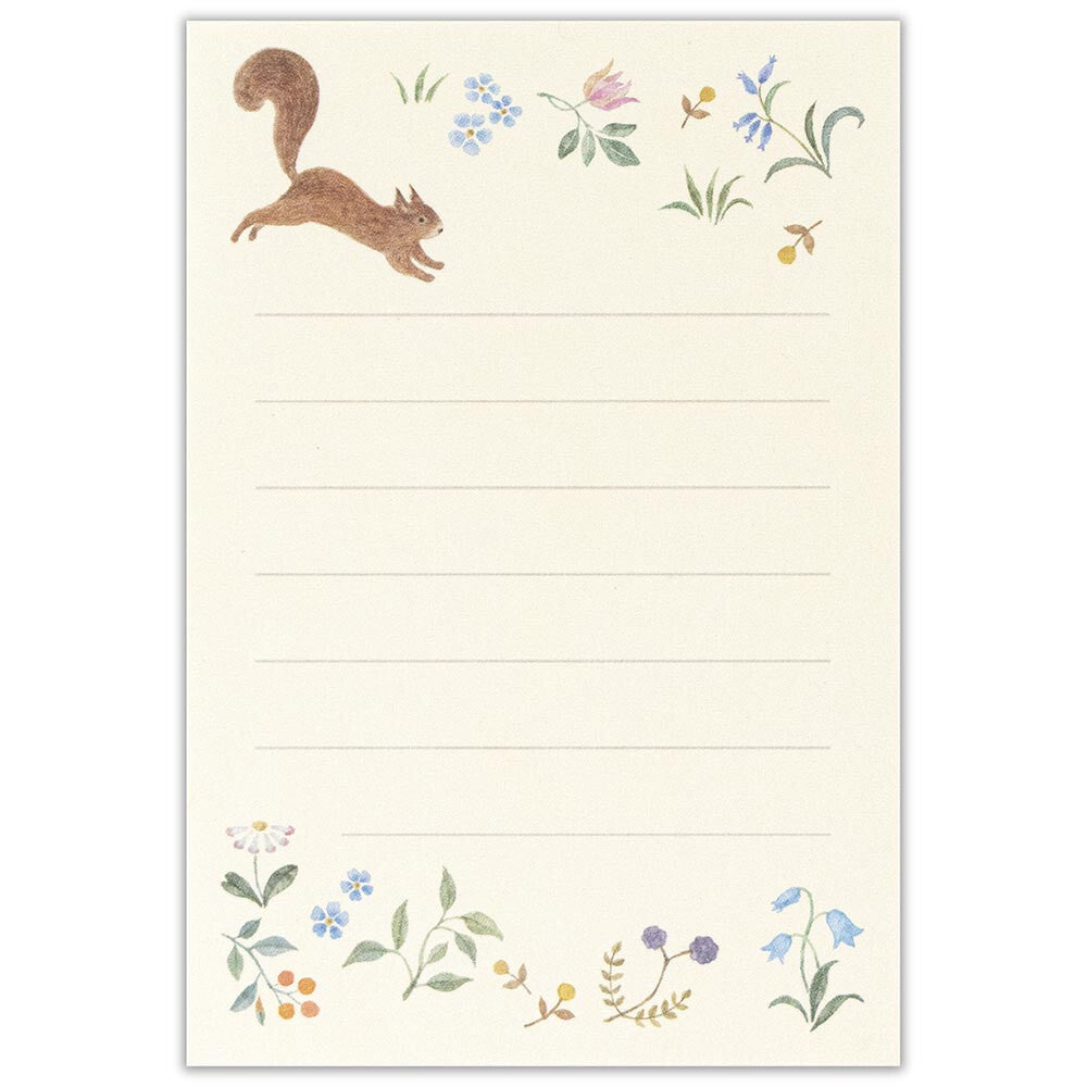 Little Red Squirrel Mini Letter Set