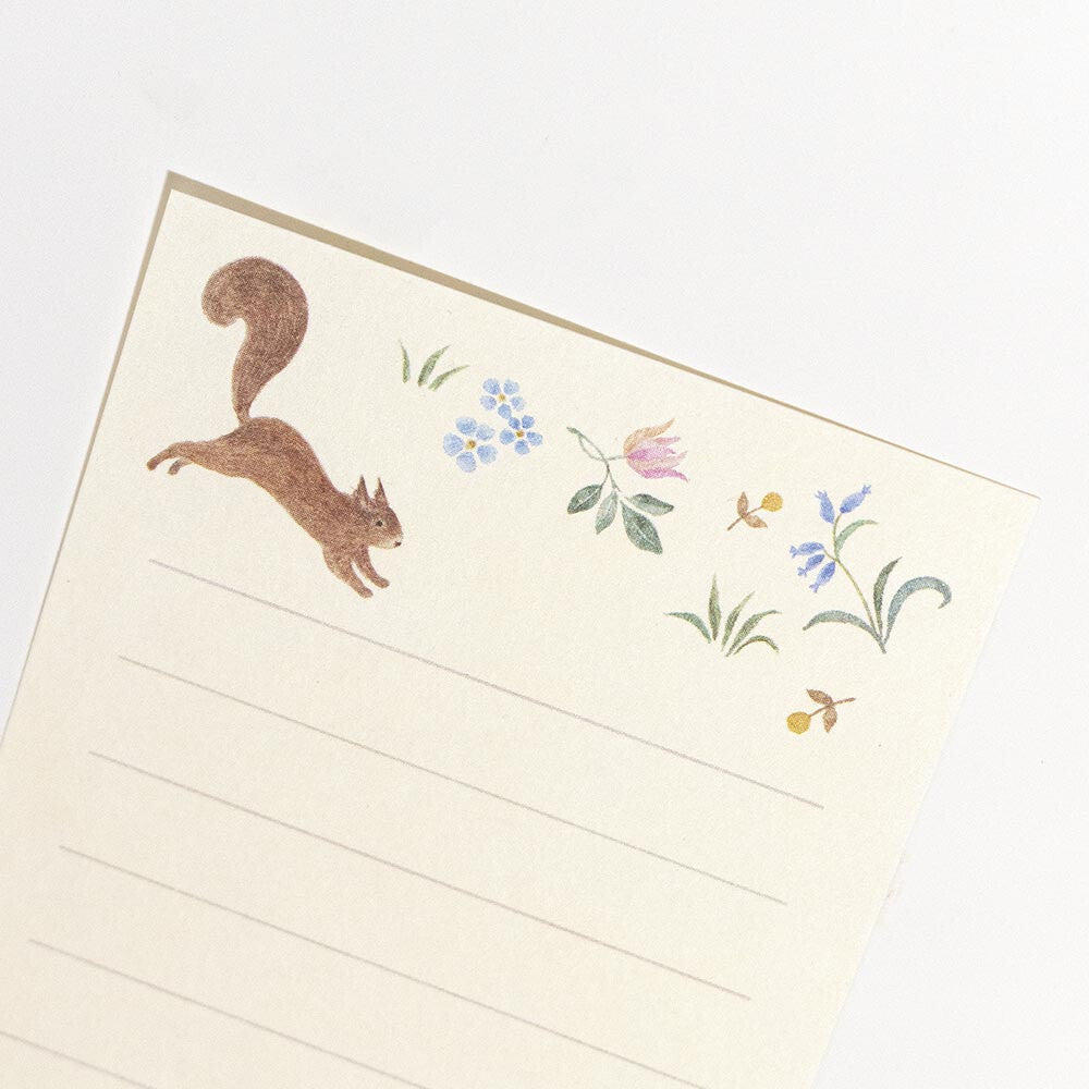 Little Red Squirrel Mini Letter Set