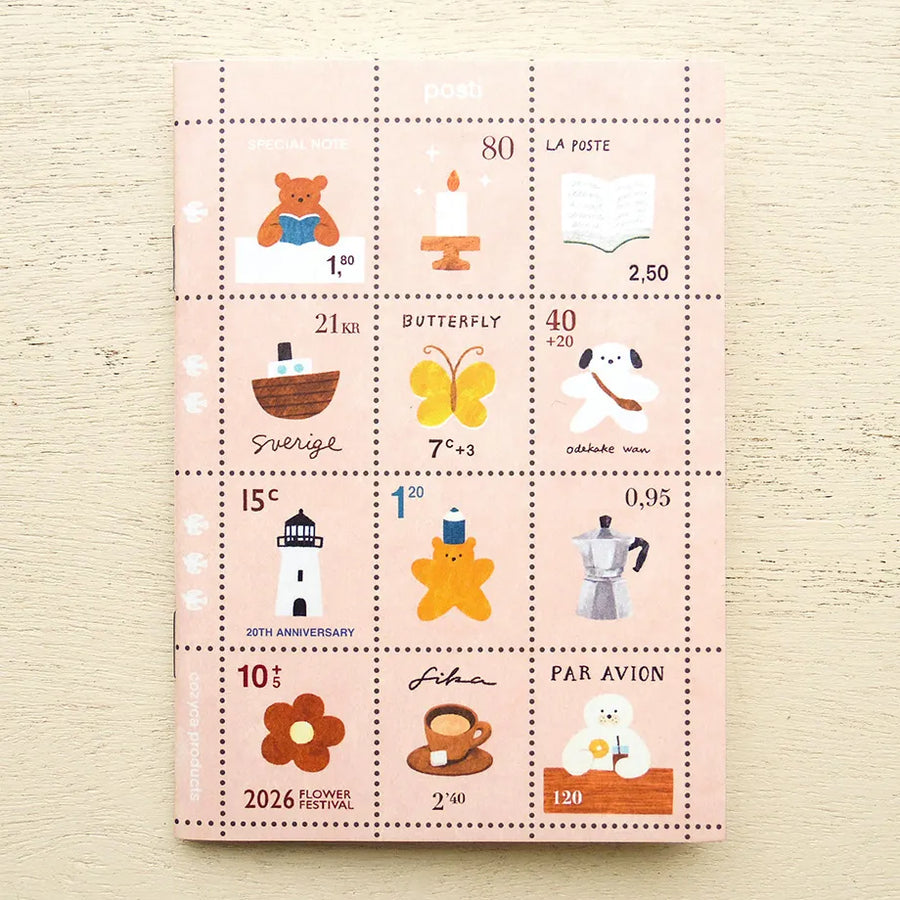 Cute Stamps A6 Notebook