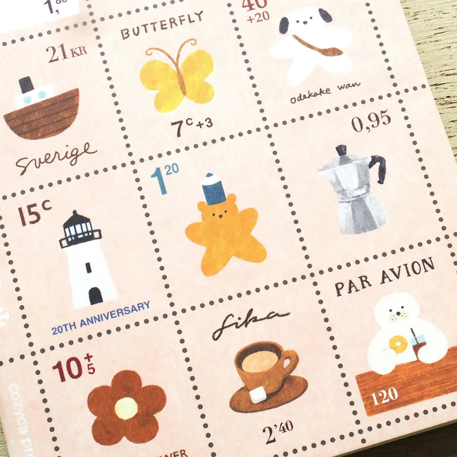Cute Stamps A6 Notebook