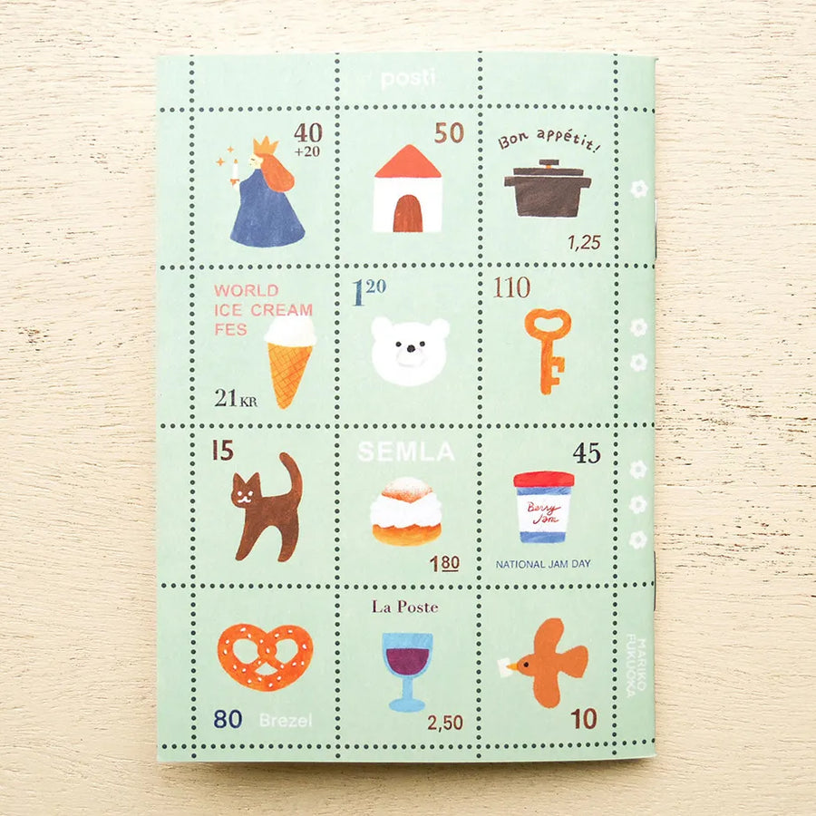 Cute Stamps A6 Notebook