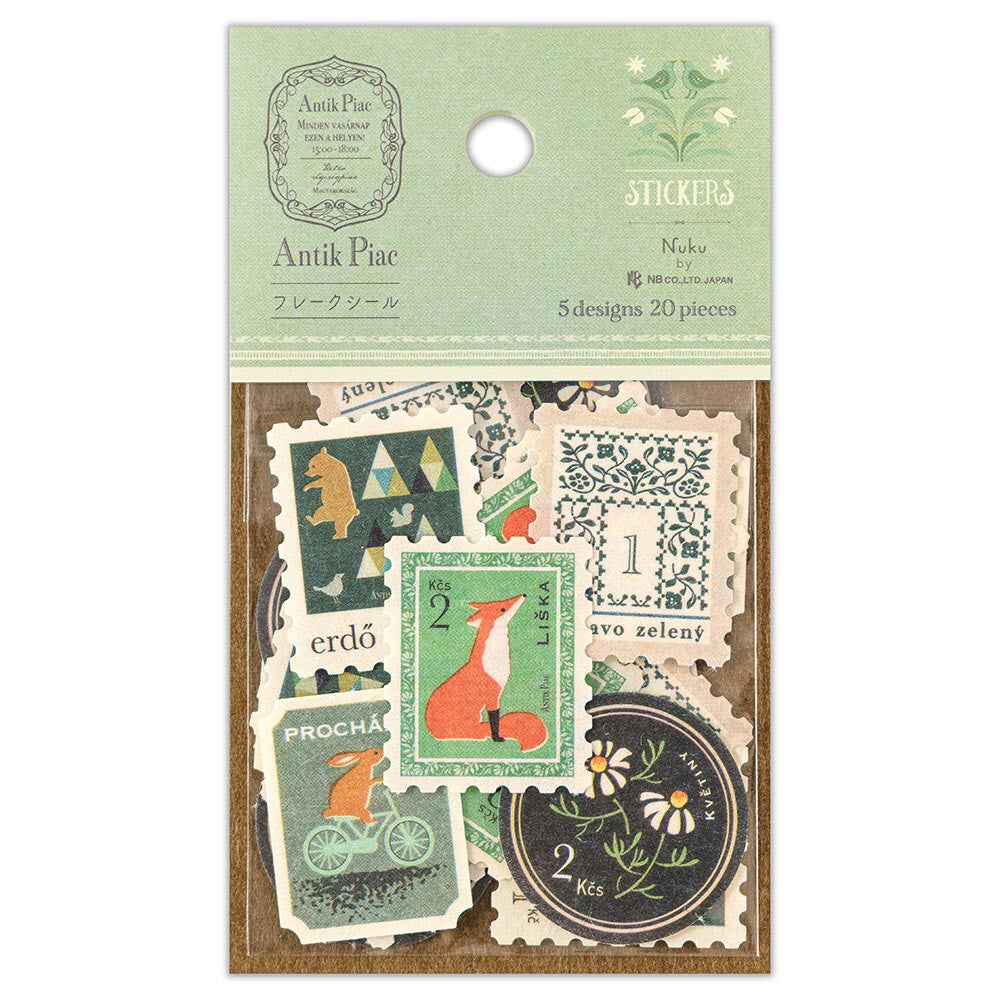 Green Stamps Sticker Flakes