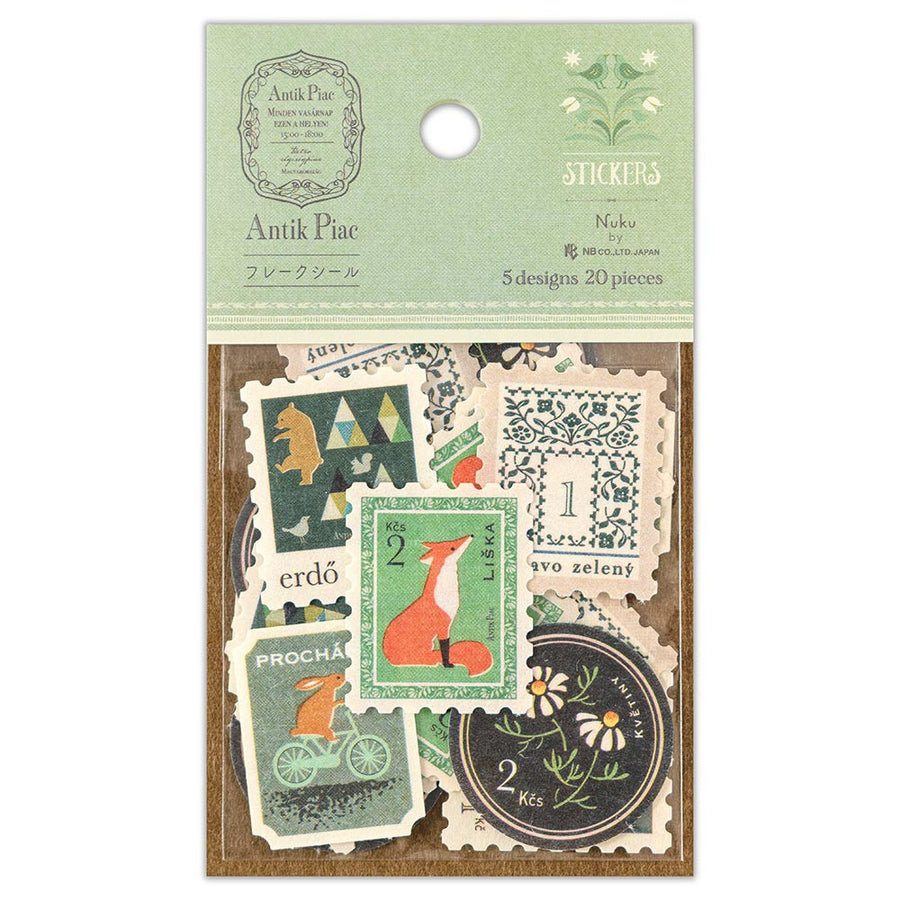 Green Stamps Sticker Flakes