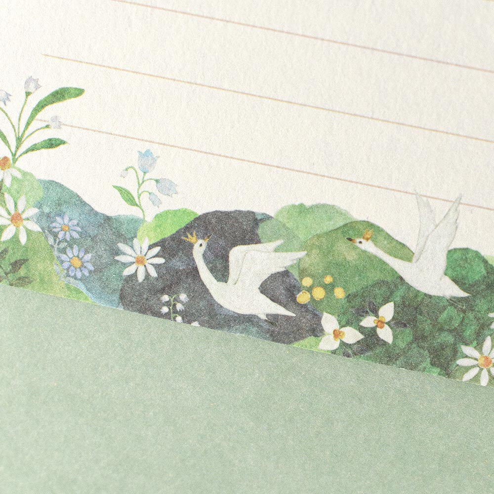 Six Swans Letter Set