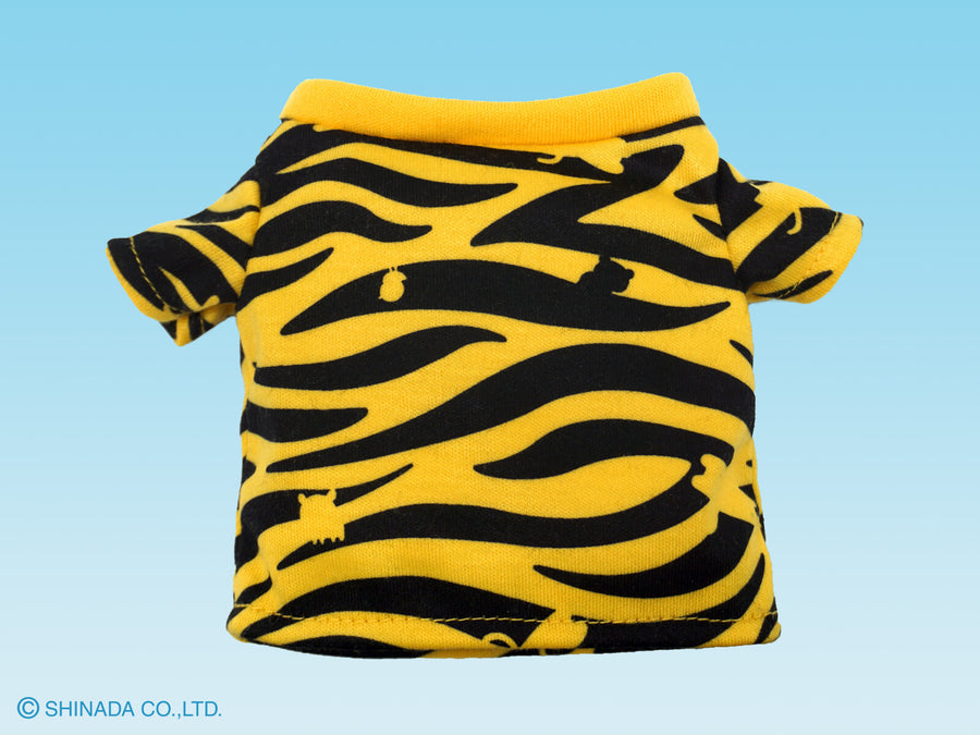 Mini Zebra/Tiger Print T-shirt for Fumofumo San Plushies