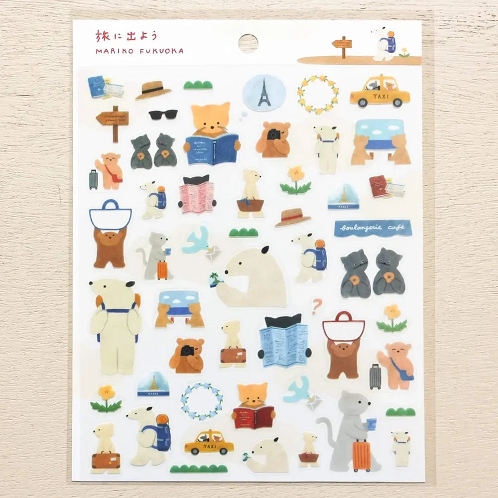 Let's Go on a Trip Stickers