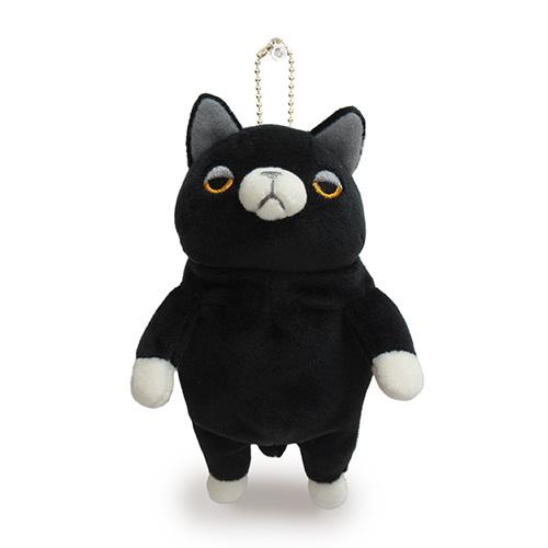 Mini Black Tuxedo Cat (13 cm)