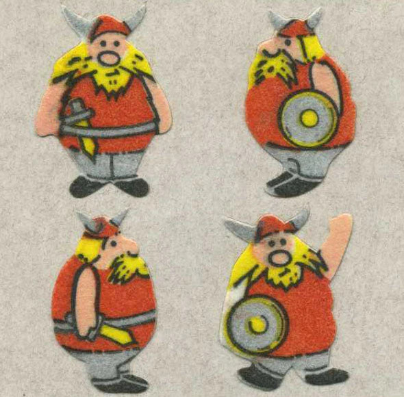 Viking Stickers from the Roll