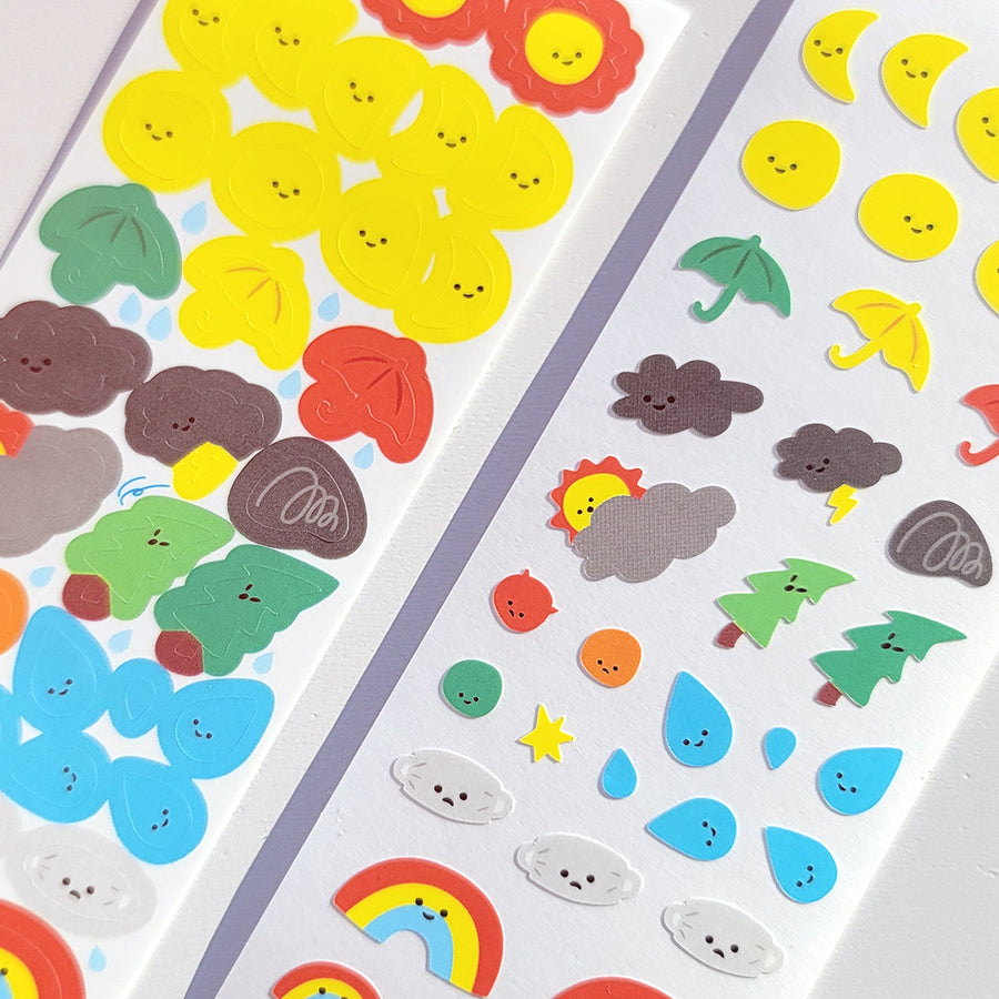 Cute Weather Stickers