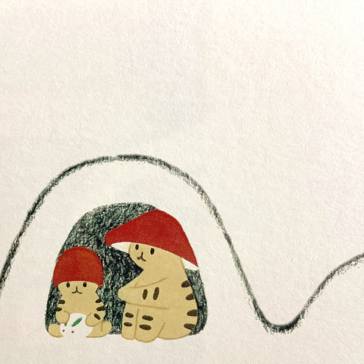Winter Cats Postcard