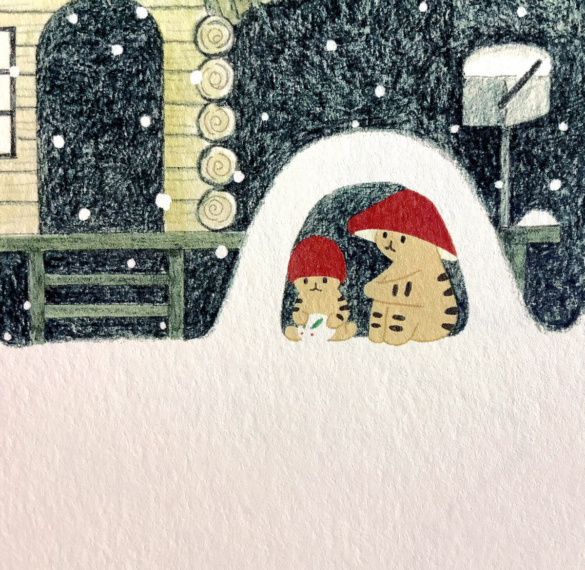 Winter Cats Postcard