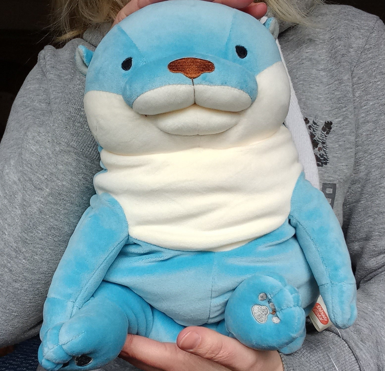 Large Blue Mochi Otter (42 cm)